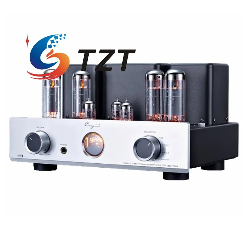 TZT MT-35 MK3 Amplificatore di potenza valvolare elettronico HiFi 36W + 36W 4xEL34 Amplificatore valvolare con VU Meter con/senza Bluetooth5.1