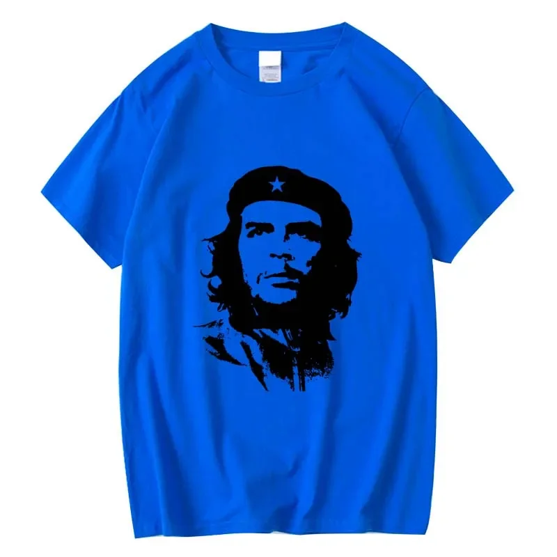 Men High Quality Short Sleeve 100% Cotton Che Guevara Revolution Printed Men T-shirt Casual O-neck Men\'sT-shirt Female Tee Shirt