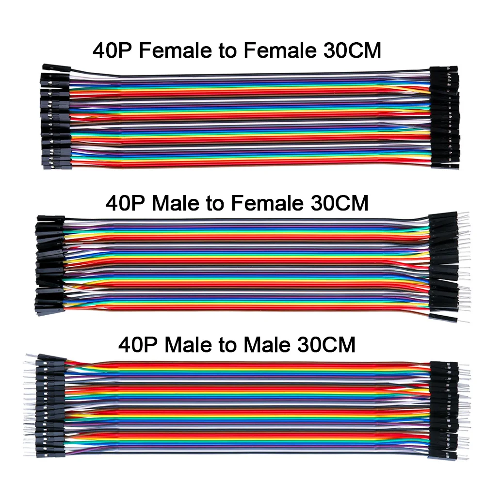1 zestaw Dupont Line 120 sztuk 10cm/20CM/30CM M-M + M-F + F-F przewód mostkujący Dupont kabel do Arduino Brearboard projekty DIY