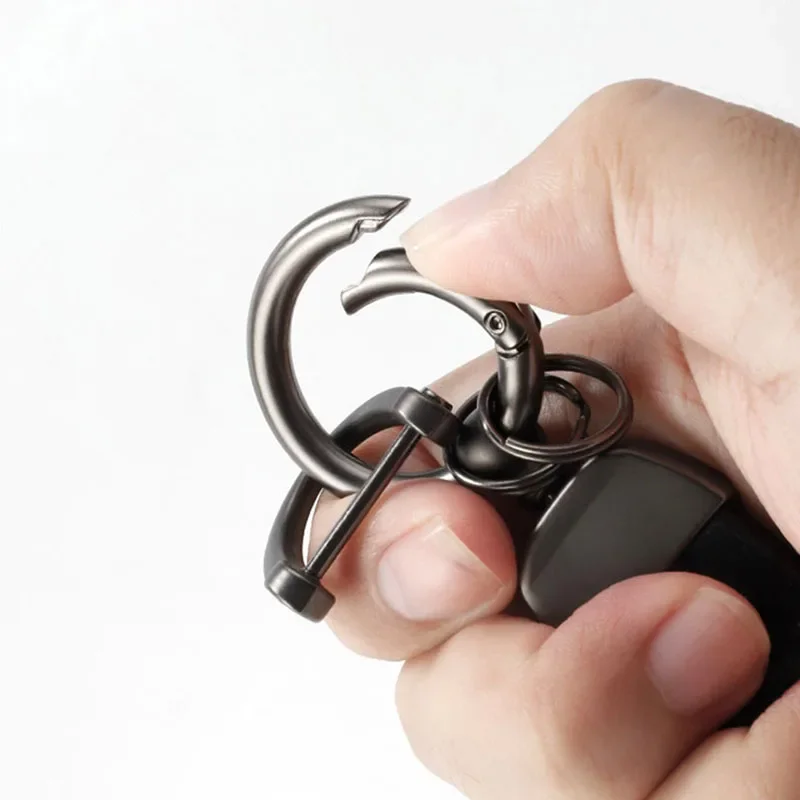 Car Keychain Man Leather Keyring Remote Key Accessories For Audi Sline A3 A4 A6 A5 Q5 A1 Q7 Q3 Q2 Q8 A7 A8 TT S1 SQ5 RSQ3 RSQ8