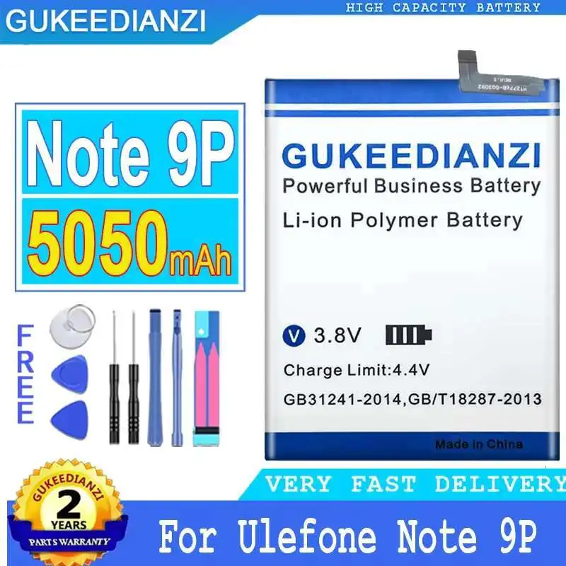

5050mAh Long Lasting Mobile Phone Battery For Ulefone Note 9P Reliable Power