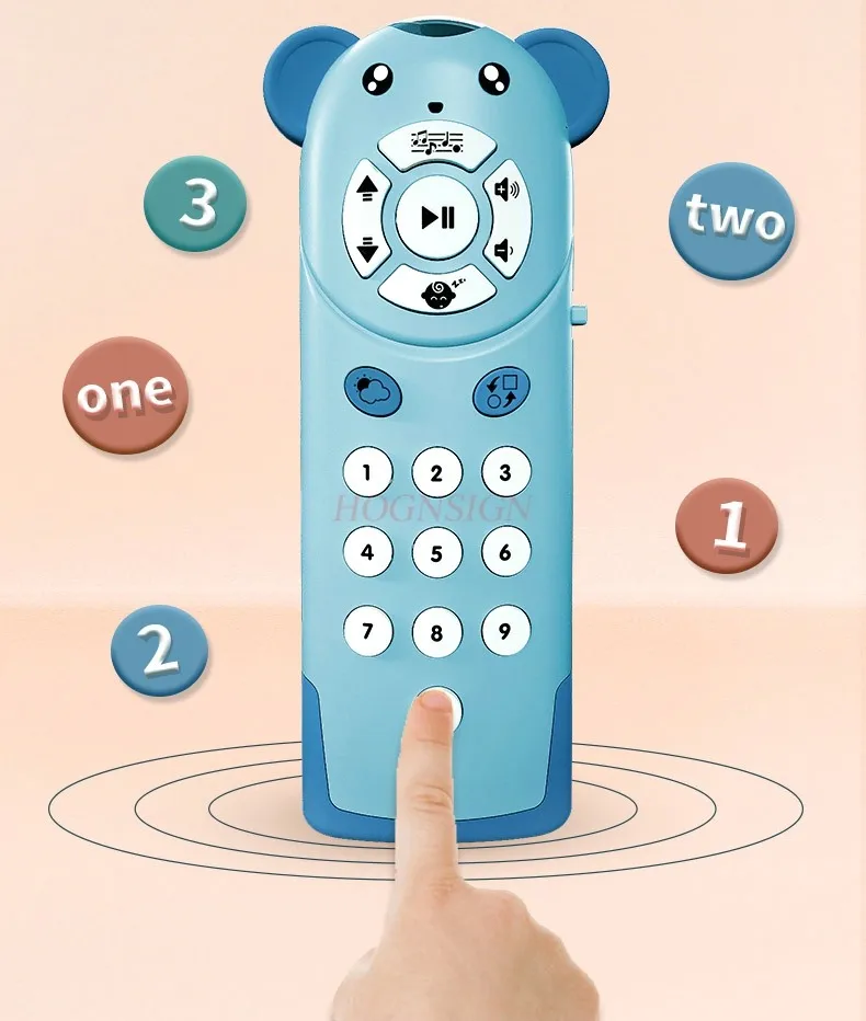 Baby remote control toy can bite baby simulation phone model Children's mobile phone early education buttons Big Brother puzzle