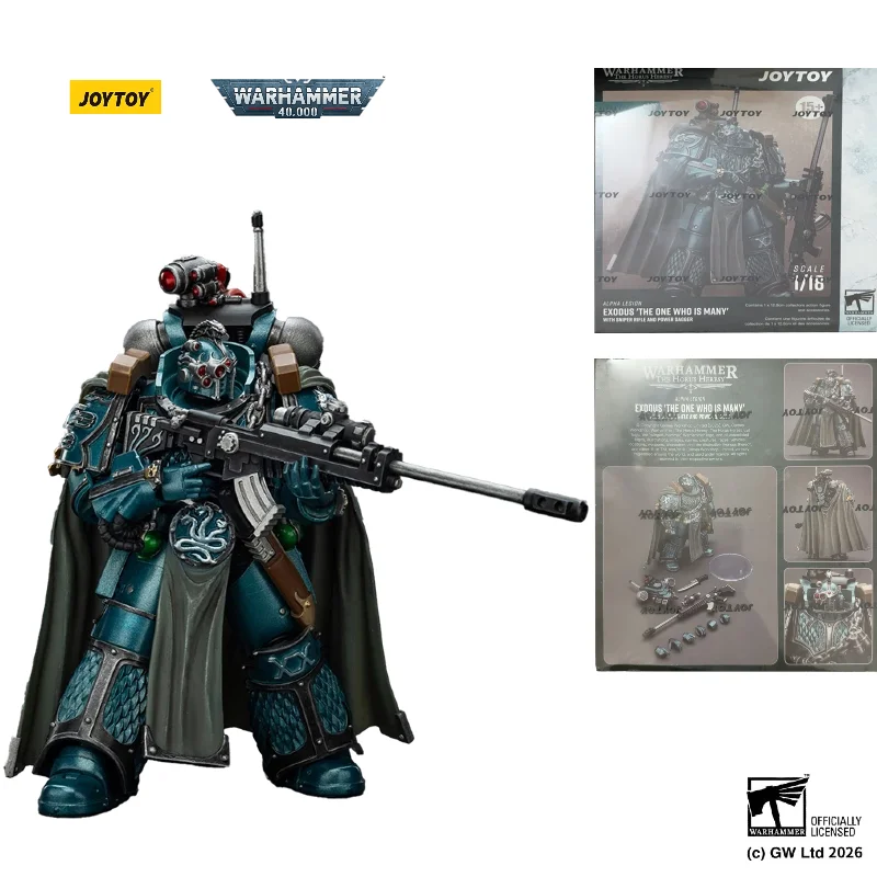 

In Stock 1:18 Scale JOYTOY Warhammer 30K Alpha Legion Headhunter Squad Exodus JT01390 Action Figure Anime Model Collectible Toy