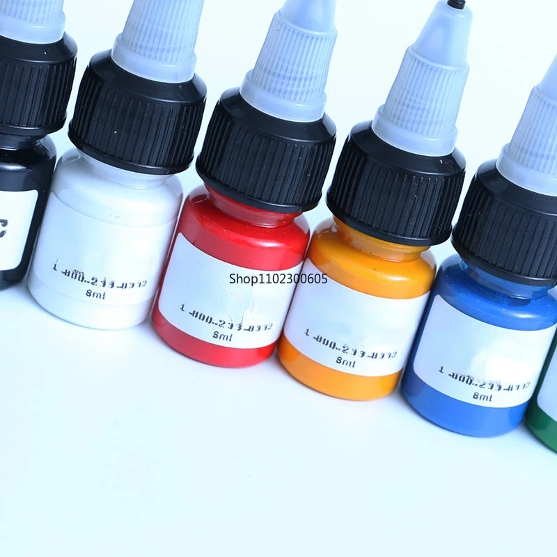 Tattoo Ink 14Colors 8ml Professional TattooInk for Body Art Natural Plant Micropigmentation Pigment Permanent Tattoo Ink