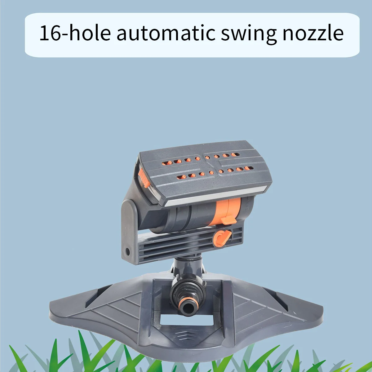 

Upgraded Adjustable Range Sprinkler for Watering Lawns Yards and Gardens 16 Mini Turbine Oscillating Sprinklers Covering