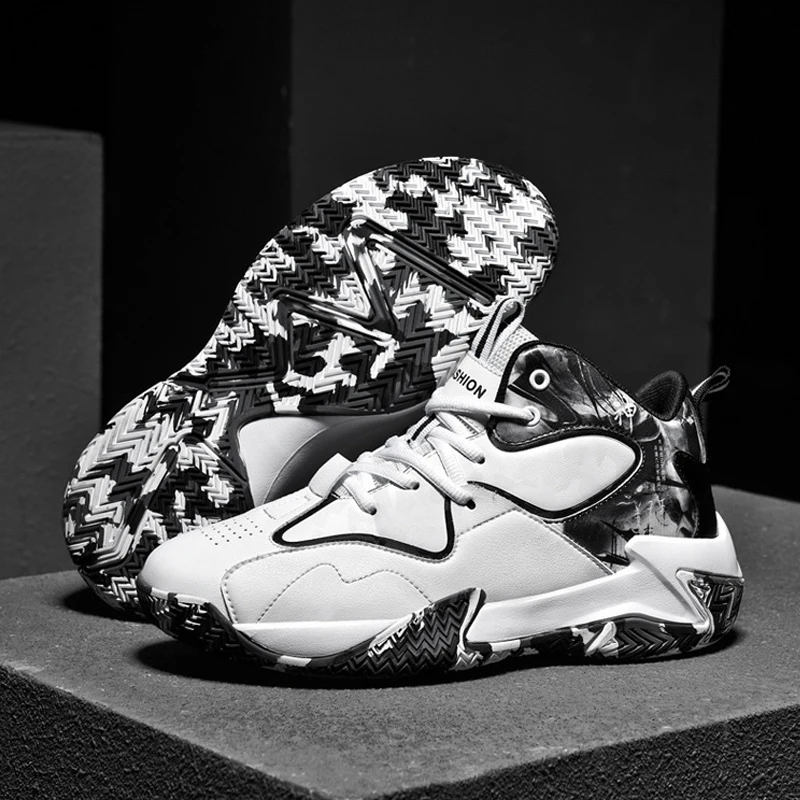 2025 NEW Men's Fashion Basketball Shoes Comfortable and Non-Slip Breathable Suitable for Men's Outdoor Activities Large size 48