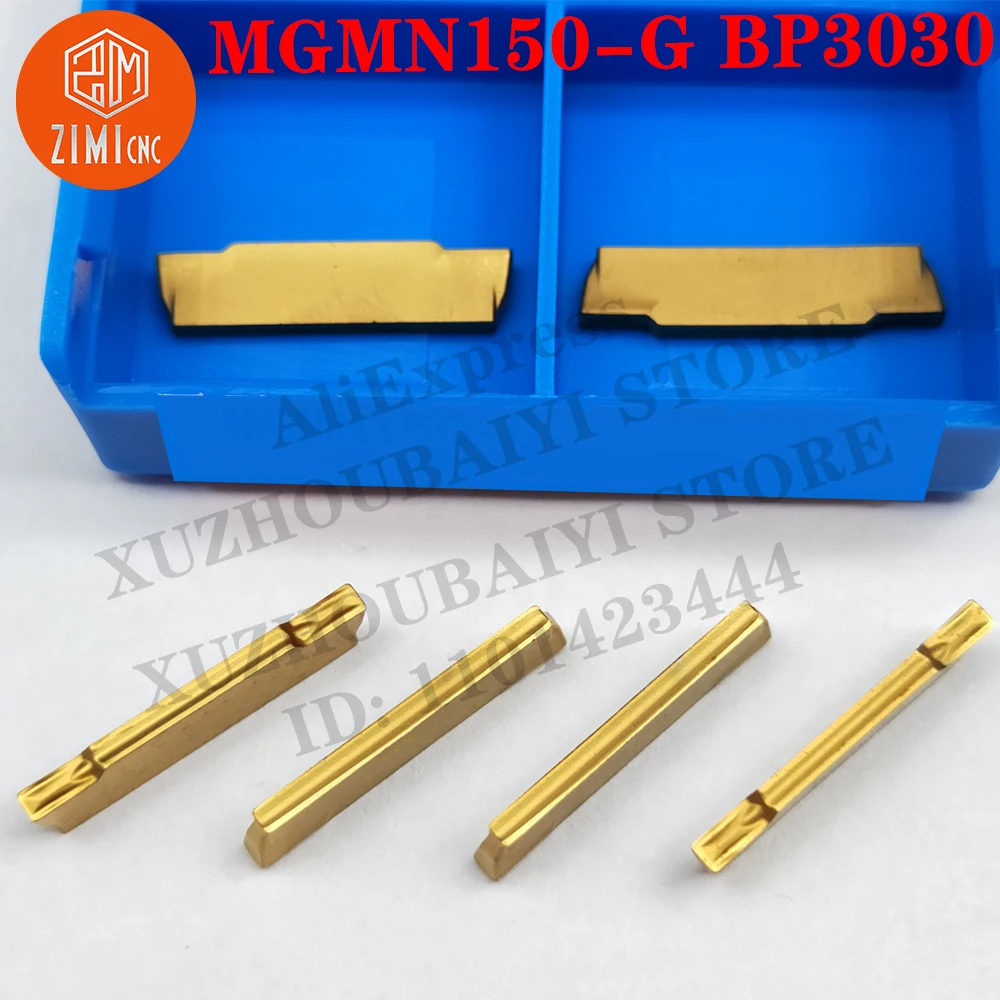 MGMN150-G BP3030 carbide metal CNC slotted inserts Quick Chip Grooving Inserts External Holder Cutting Tools Turning Tools MGMN