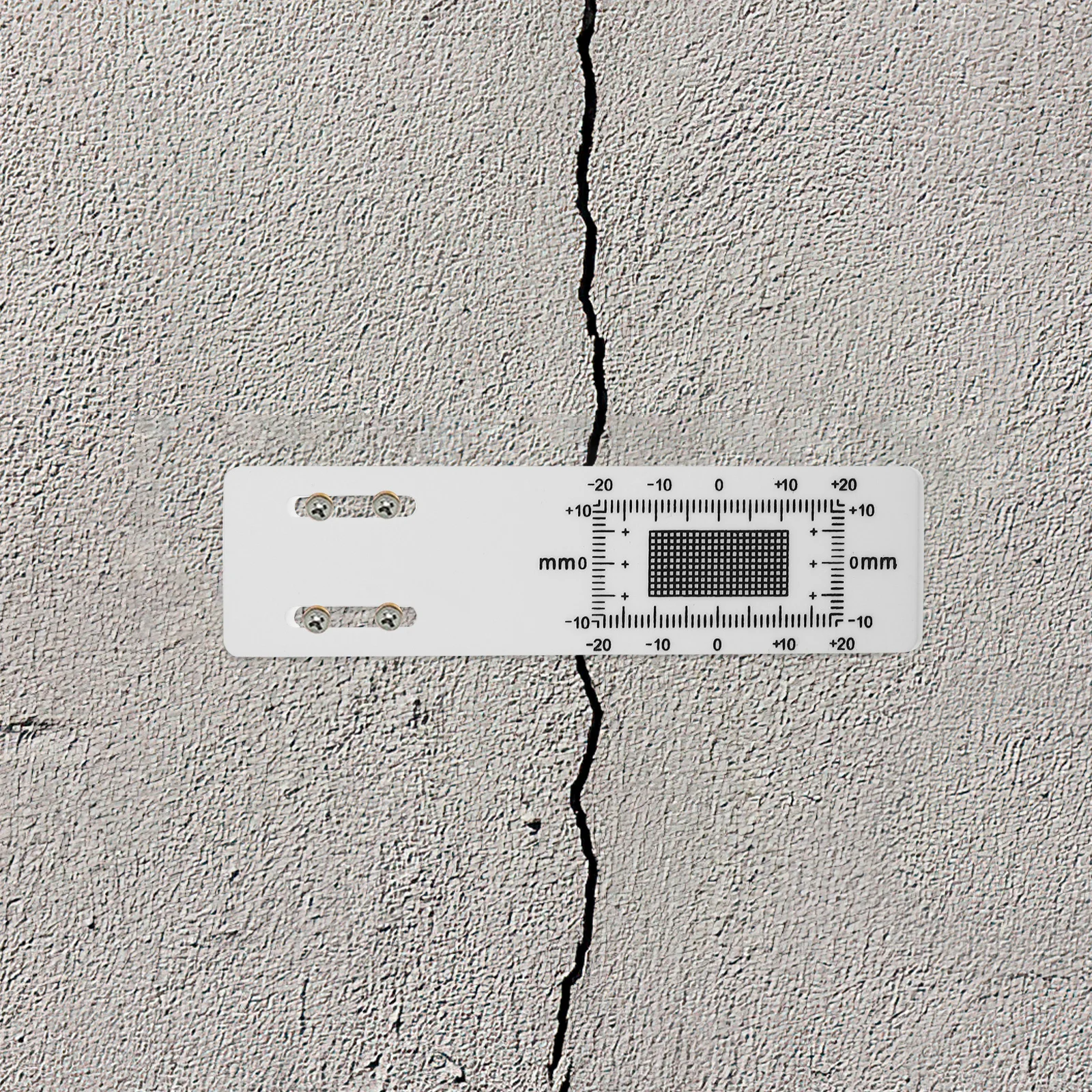 1 комплект, линейка ширины трещин, портативный акриловый измерительный инструмент для мониторинга трещин в стенах, бетонных конструкций, архитектурный датчик