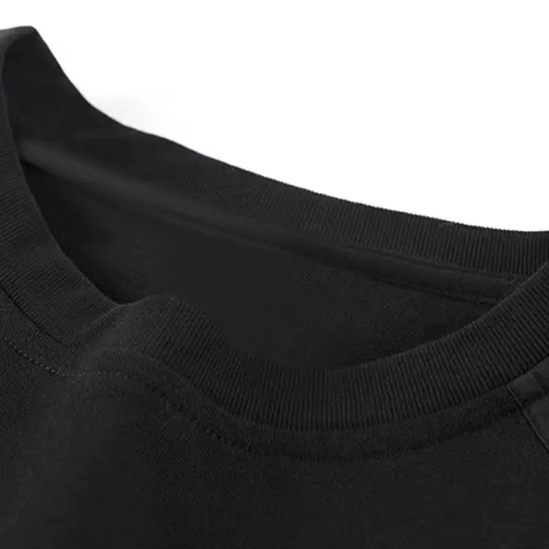 Summer Men O Neck Short Sleeve Sweatshirt Overalls Teenagers Locomotive Spliced Punk Hip Hop Fashion 2xl Oversized T Shirt Black