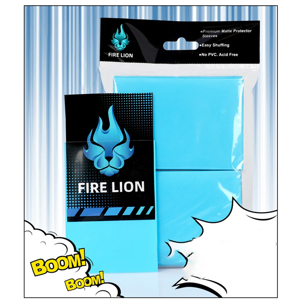 fire lion card sleeves Generic Penny Soft (100 ct.)| Shop4Ducks Ravensburger Disney Lorcana TCG Card