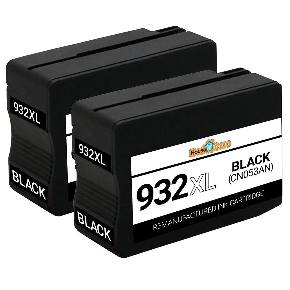 

2pk 932XL 932 XL High-Yield Black Ink for HP Officejet 6100 6600 6700 Series