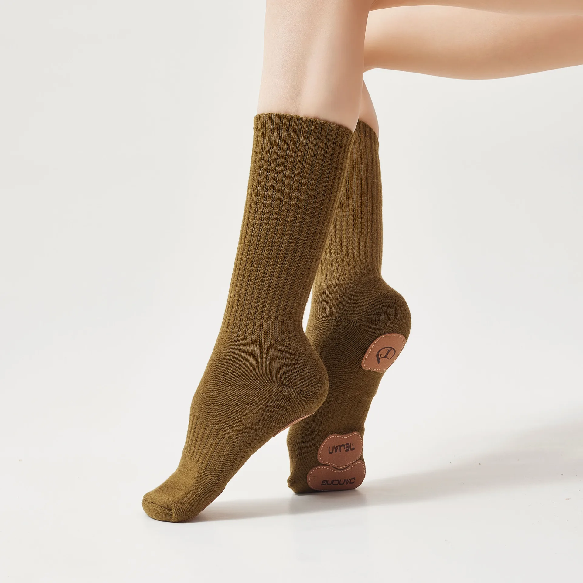 Ballet Adult Non-slip Socks Yoga Mid-tube Practice Socks Dance Modern Dance Socks Women