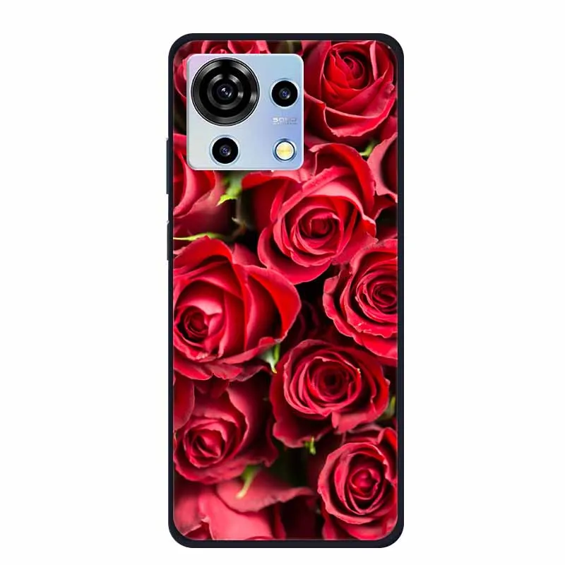 Cool Silicone Cover for ZTE Blade V50 Vita Case Printed Fashion Soft Back Cover for ZTE Blade V50Vita Case Protective Cat Shells