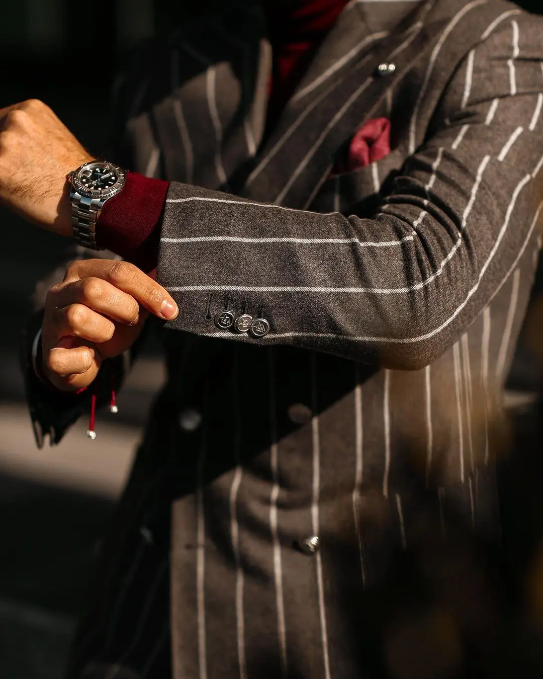 Nieuwste Gentleman Mannen Pakken Met Twee Stukken Streep Slanke Designer Wedding Formele Gelegenheid Smoking Jas En Broek