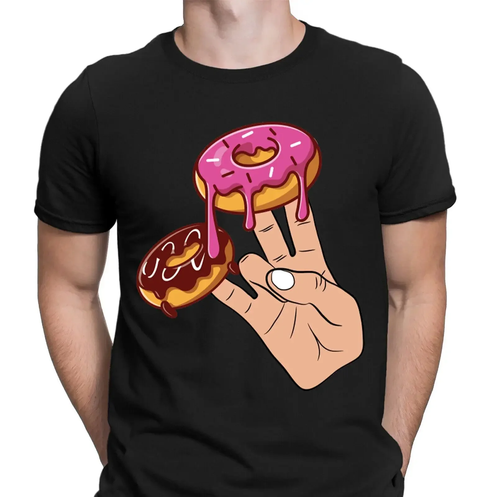 2 In The Pink 1 Stink Dirty Donut lustige Herren T Shirt Top D6 vintage Washed Casual fashion Top For Everyday Wear Stretched