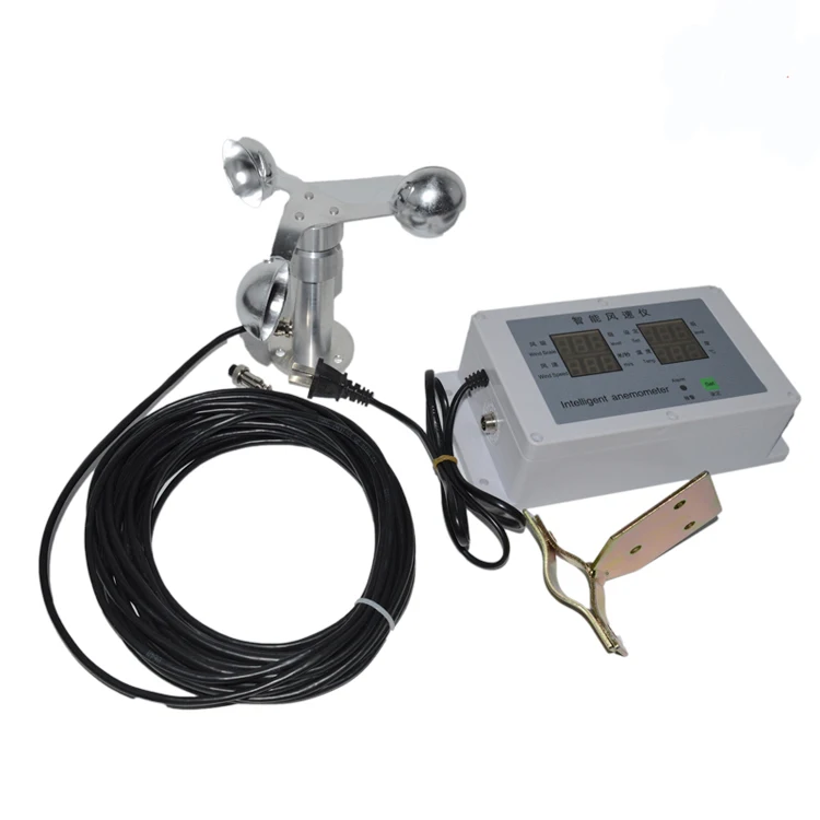 Sensor Anemometer Presisi Sensor Pengukur Kecepatan Angin Suhu Pengukuran Kecepatan Angin Konstruksi Cuaca Tower Crane