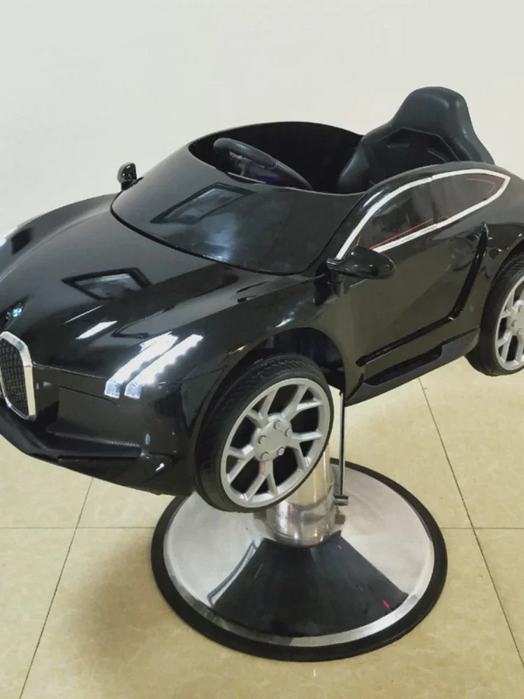 

Детское парикмахерское кресло в виде милого мультяшного автомобиля