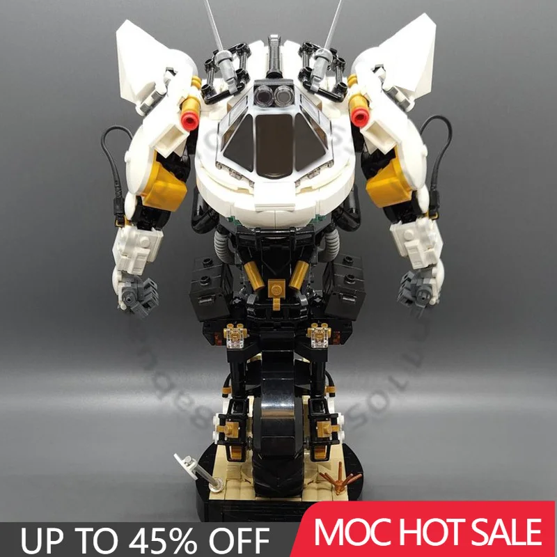 

825 деталей MOC на заказ Moonrunner Racing Mech, модель строительного блока, креативная технология, сборная игрушка, подарки на день рождения, Рождество