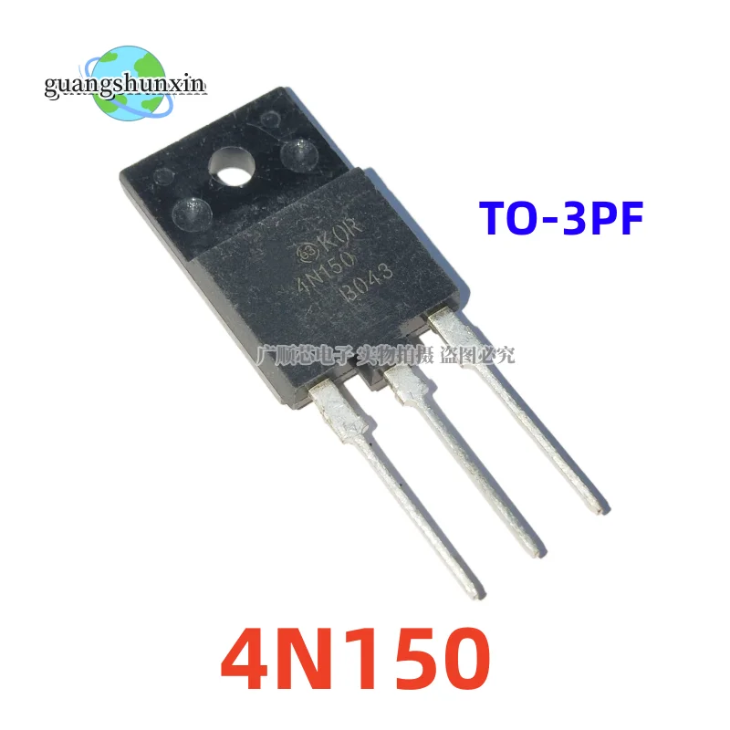 10PCS Original disassembly 4N150 4A/1500V/63W/7 Ω MOS field effect TO-3PF comprehensive testing