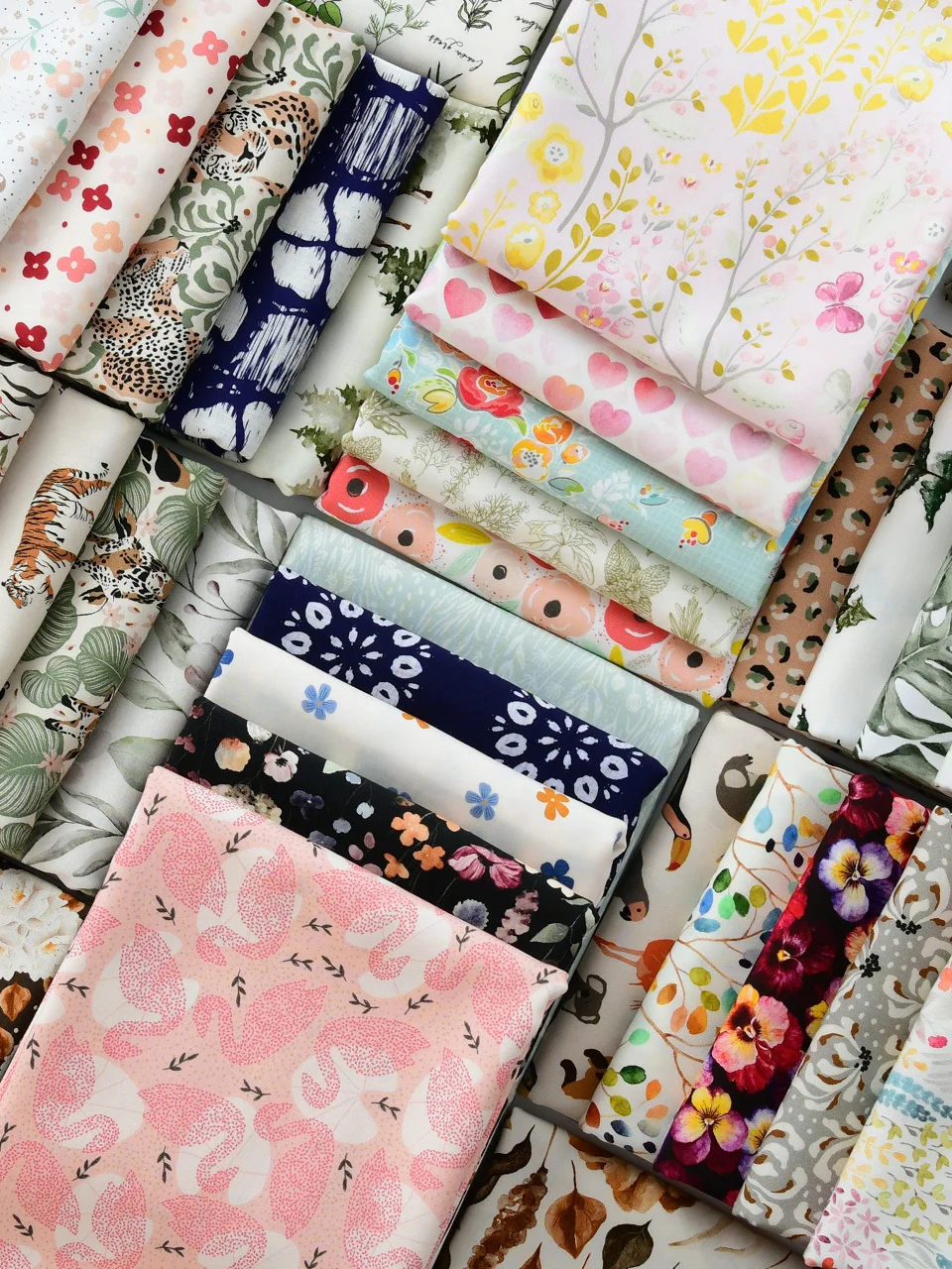 

Летняя крутая хлопчатобумажная ткань ручной работы с цветочным принтом для Dr ing Plant Pattern, цифровая печать, плоское плетение, искусственный хлопковый материал