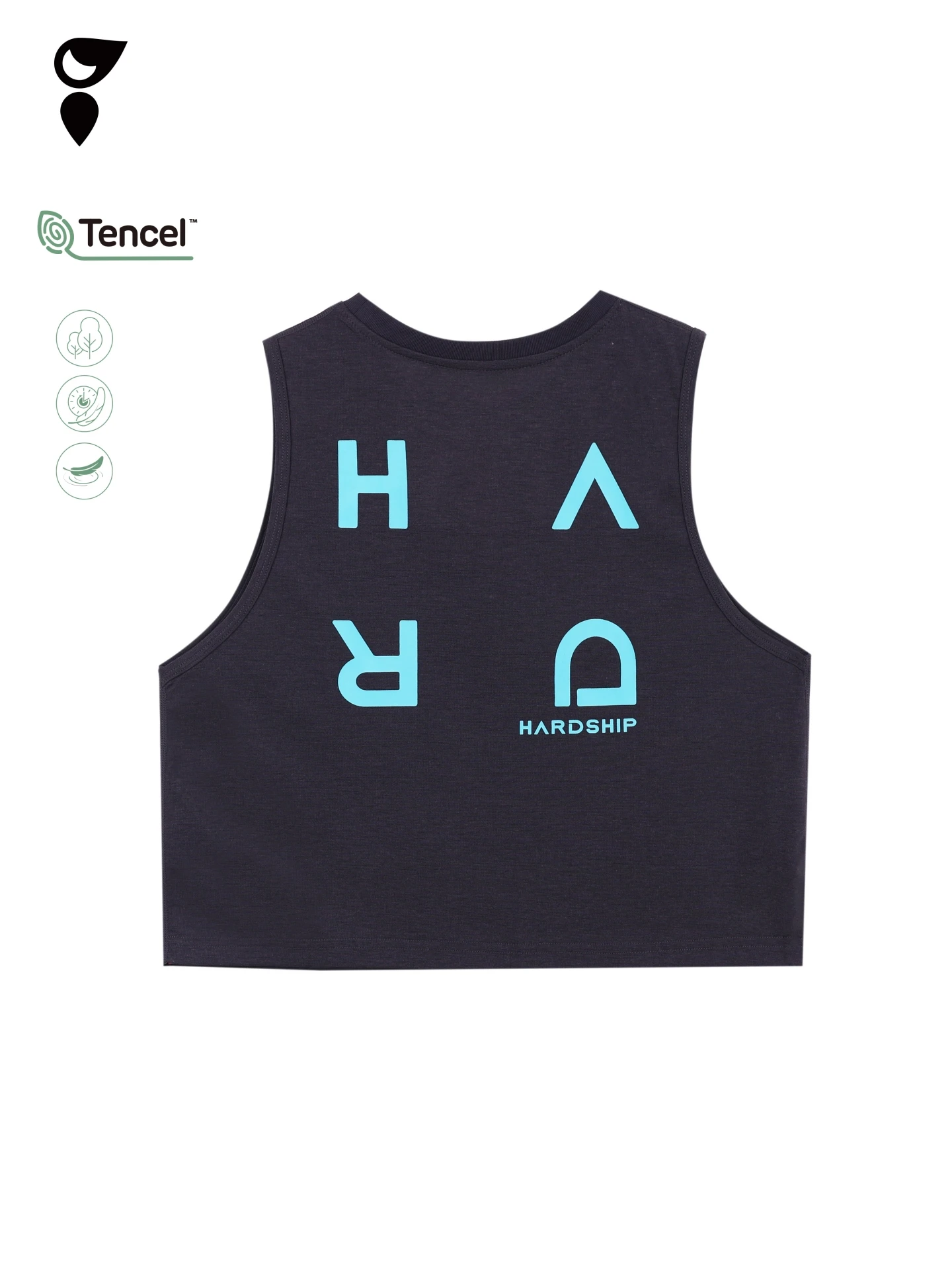 hardip-basic-letter-fitn-running-tank-top-women's-sports-vest-comfortable-skin-friendly-lyocell-fabric-sportswear