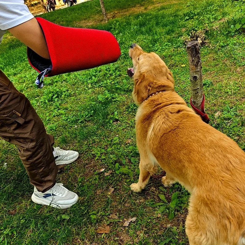 

Puppy Training Equipment Protective Arm Sleeves Coarse Linen Durable Thick Biting Sleeves Dog Outdoor Training Supplies