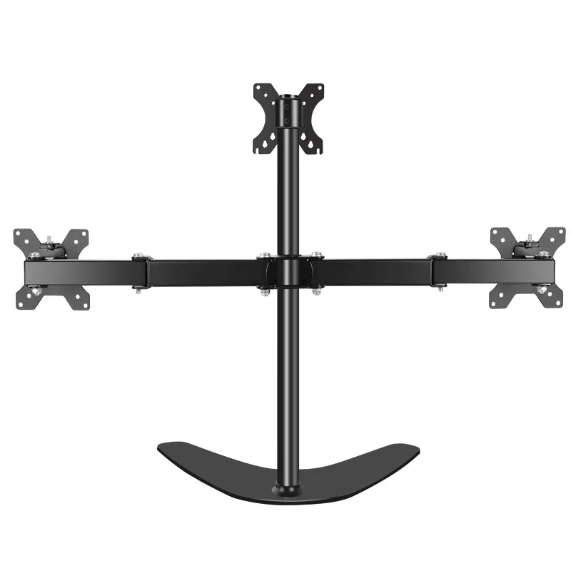17-27 inch computer monitor base, display height increase bracket