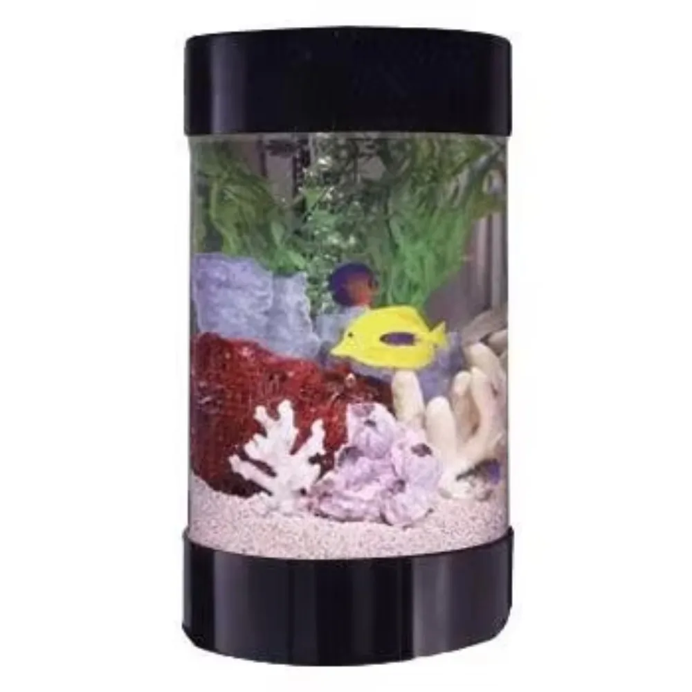 

Tropical 21 High Aquascape 8 Gallon Round Fish Tank Custom Shape Fish Tank Acrylic Fish Tank