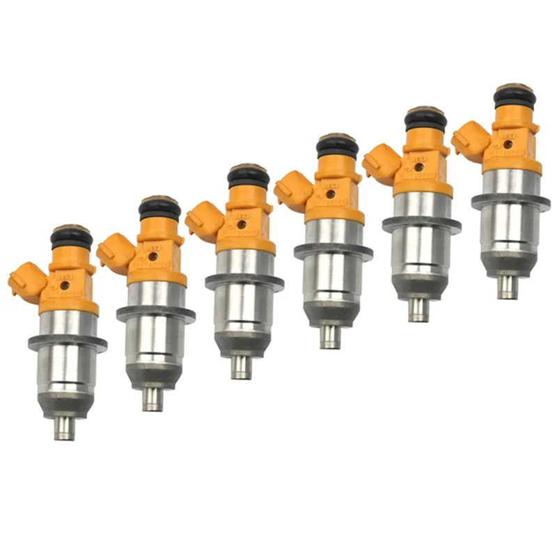 

6PCS E7T25080 1465A011 MR560555 Fuel Injector Nozzle For Mitsubishi Pejero Yamaha Outboard HPDI 200 250 300 HP 2003 E7T05080