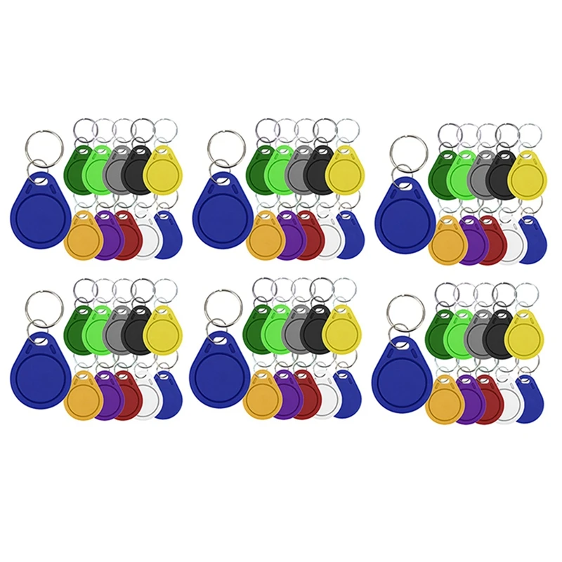 

N75R-300Pcs UID 13.56Mhz Block 0 Sector Writable IC Card Clone Changeable Smart Keyfobs Key Tags 1K S50 RFID Access Control