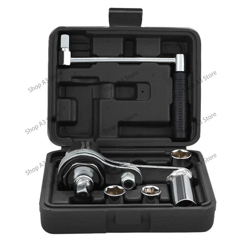 16B Labor Saving Force-Increasing Wrench, Heavy Duty Tire Nut Remover Tool for Automobiles & Off-Road Vehicles Maintenance