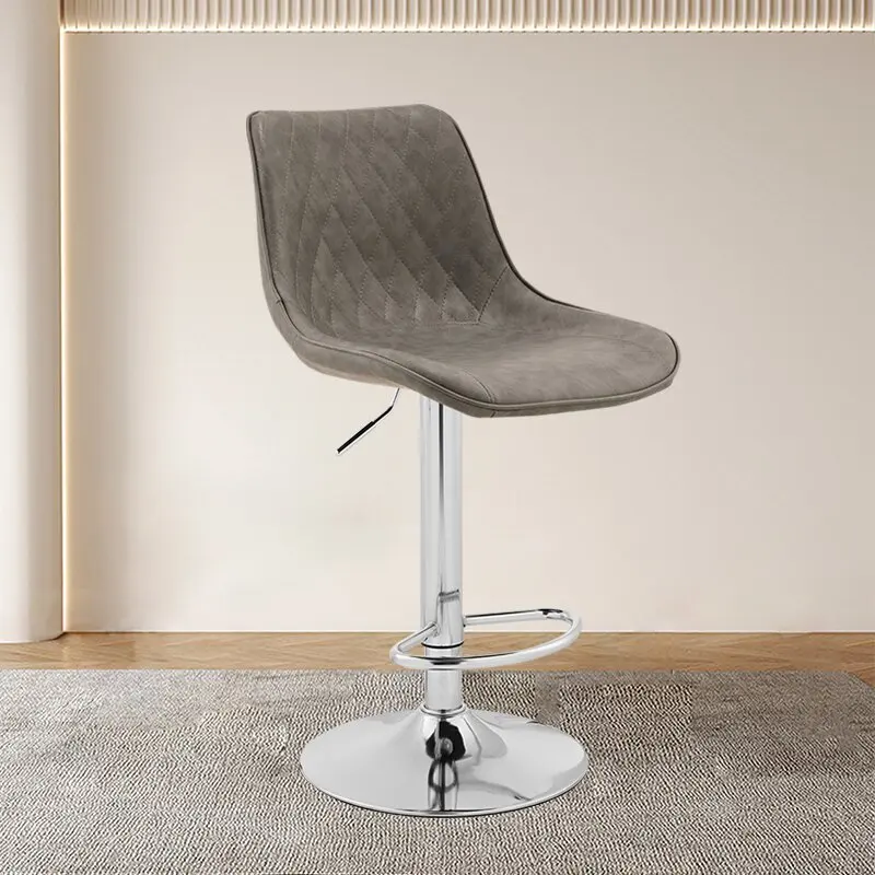Cadeira Alta Nórdica para Bar, Elegante, para Sala de Estar e Café, Minimalista de Madeira, Relaxante, Taburete Alto, Móveis para Varanda