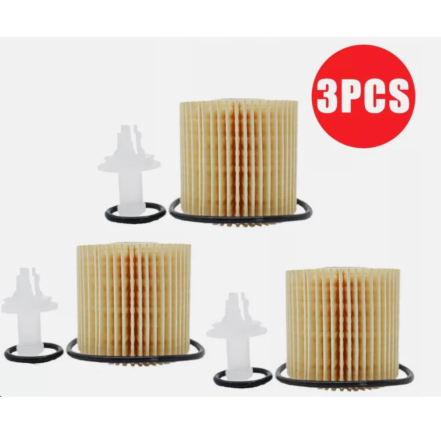 

Комплект из 3 масляных фильтров 04152-YZZA1, высококачественные автомобильные масляные фильтры для Camry, Sienna, Highlander, Crown, RAV4