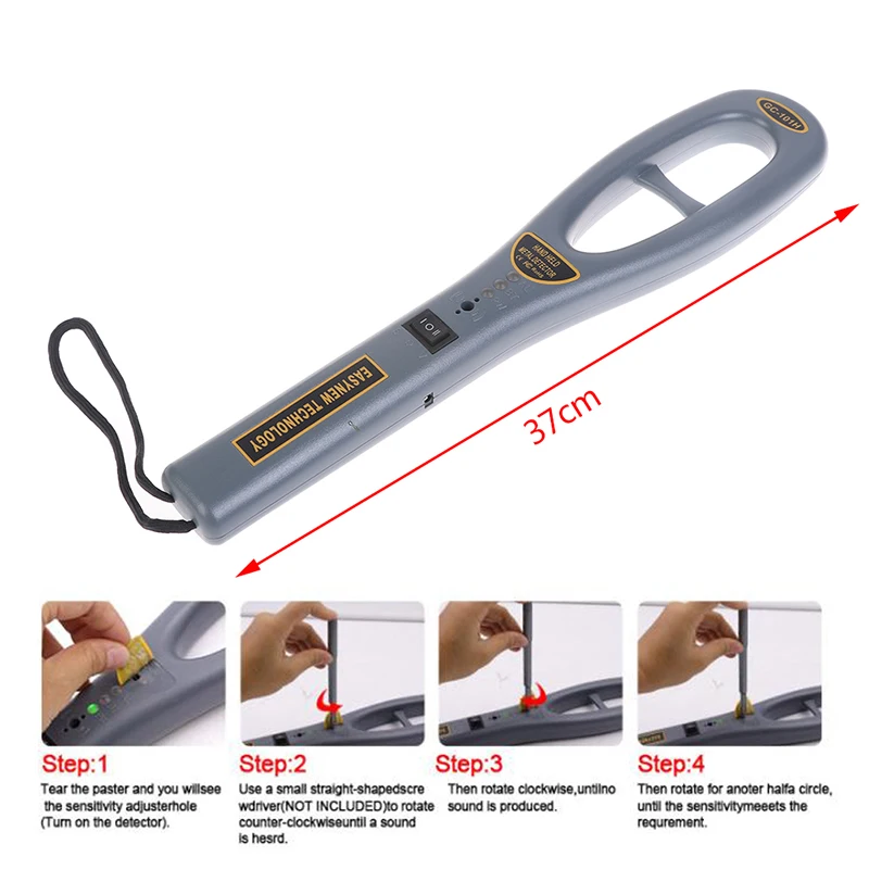 Scanner di sicurezza per metal detector portatile altamente sensibile per metal detector d'oro