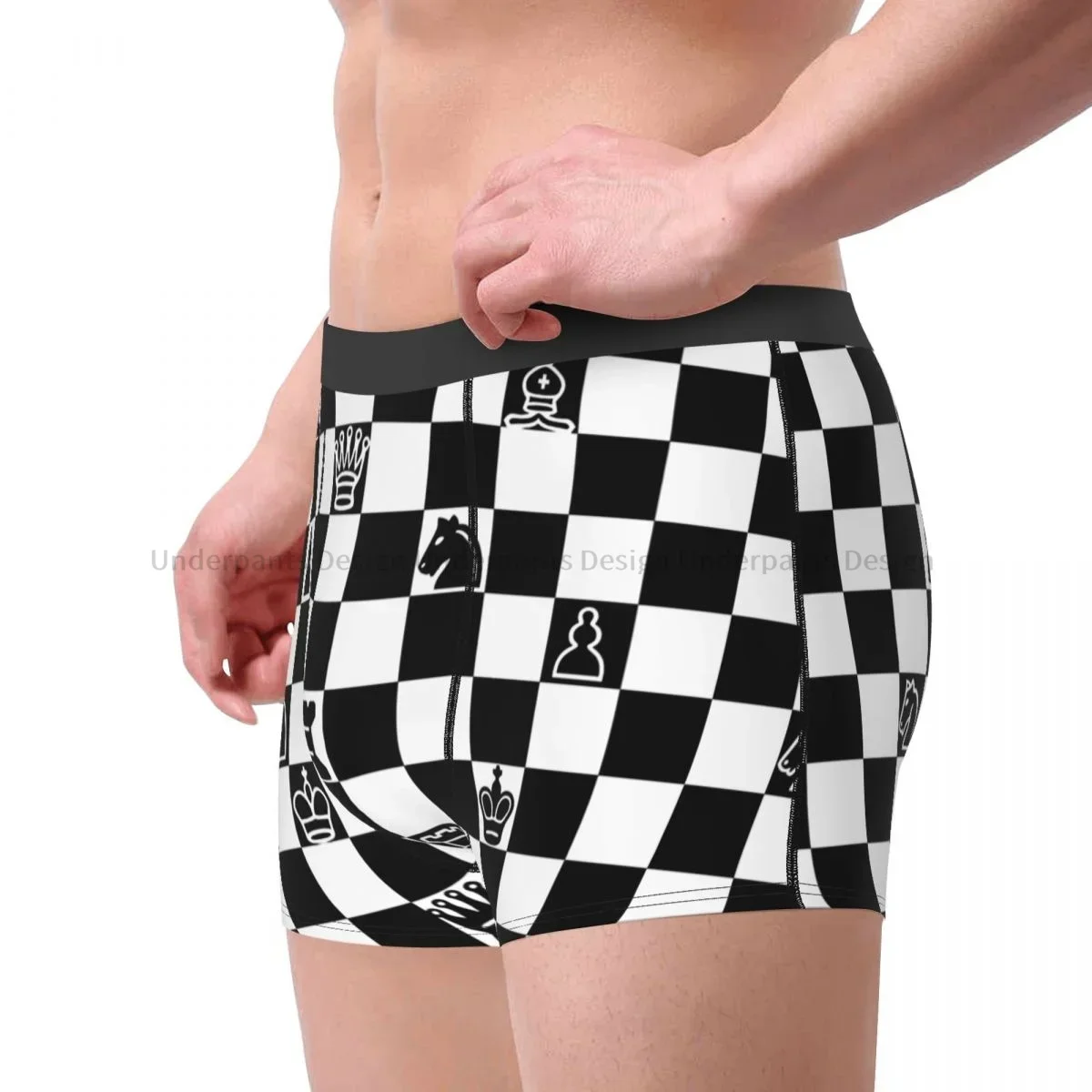 Chess Underpants Homme Panties Men's Underwear Comfortable Shorts Boxer Briefs