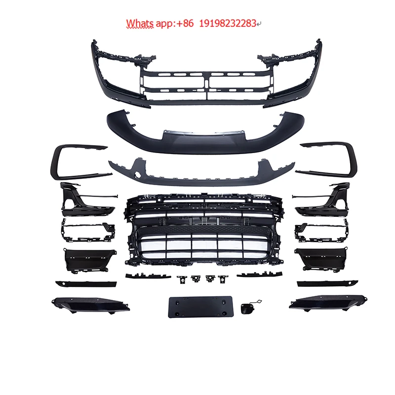 Обновление автомобильного преобразования Macan Turbo GTS Bodykit для Porsche 2014-2021 Macan Old Change, новый передний бампер, задний бампер, автомобильная решетка