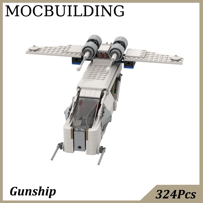 

Gunship Model Star Movie MOC Building Block Bricks Puzzle Toys for Kids Birthday Gift