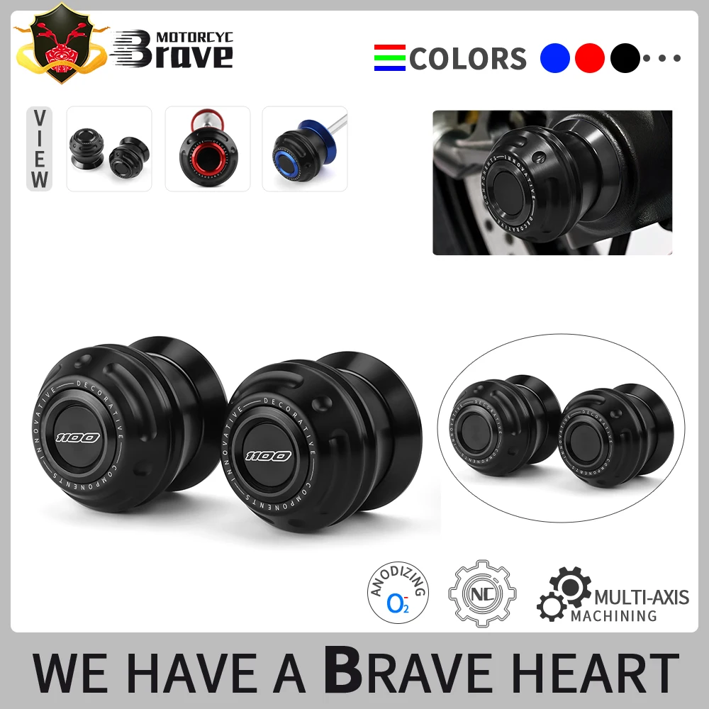 

Motorcycle CNC Aluminum Front Wheel Protector Axle Fork Crash Protect Slider Accessories For NT1100 nt1100 2022-2025