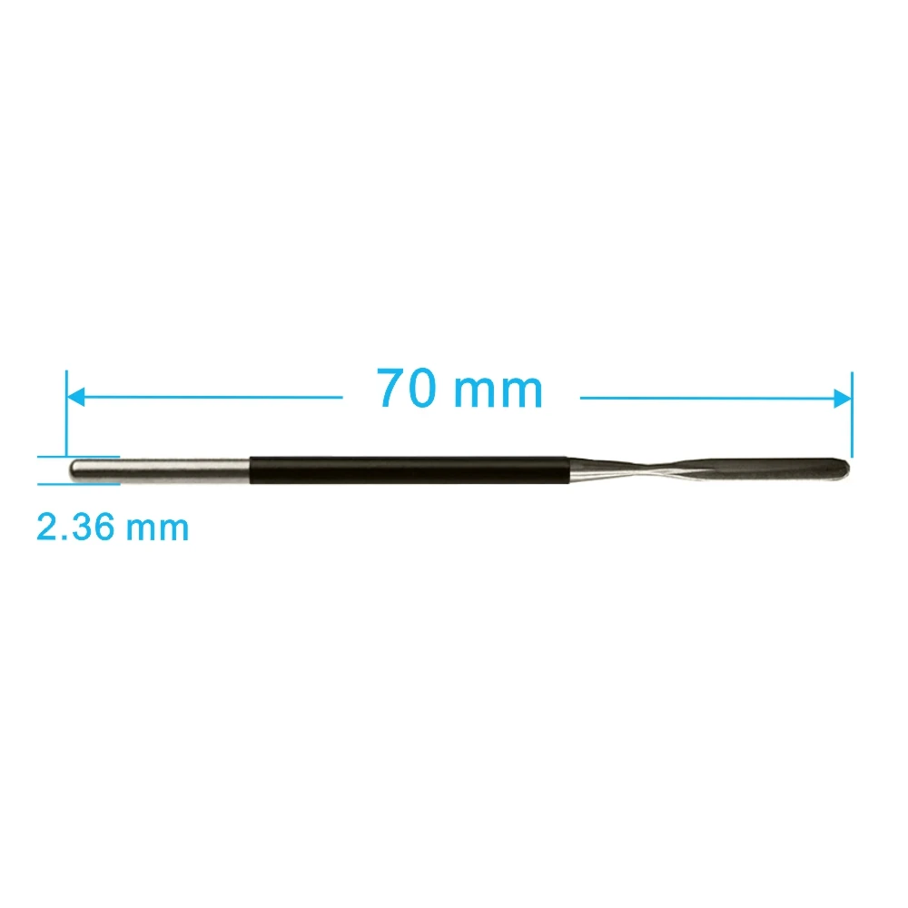10pcs Packing Durable Electrosurgical Electrode 70mm Length 2.36mm Shaft Blade Needle Ball Tip