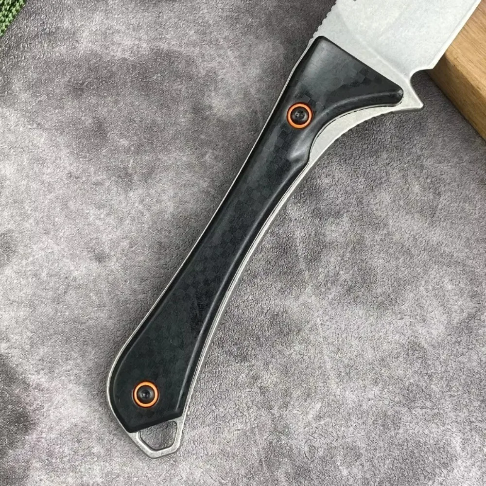 2025 EDC سكين مستقيم D2 شفرة ألياف النايلون مقبض في الهواء الطلق بقاء السكاكين التكتيكية الدفاع عن النفس السكاكين شفرة مثبتة سكين