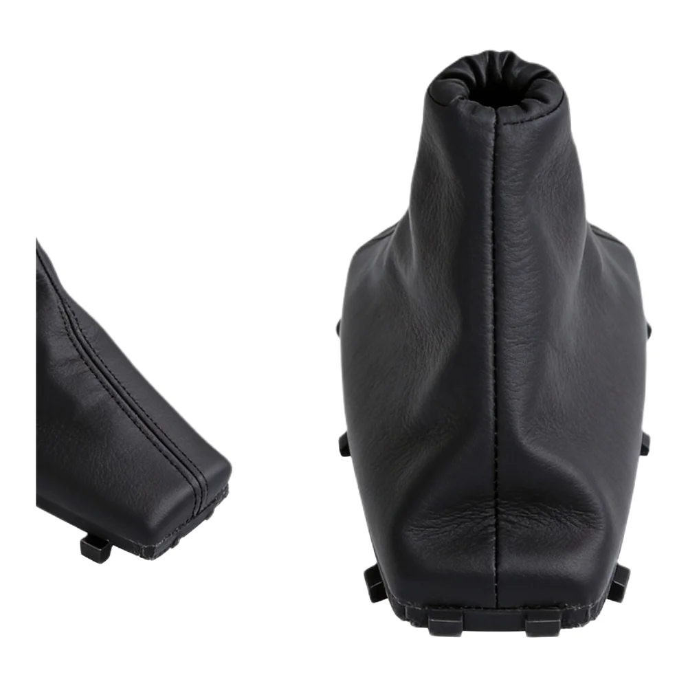 For Vehicle Enhancement Black Parking Handbrake Gaiter Seamless Integration Stylish Interior Upgrade Easy To Clean