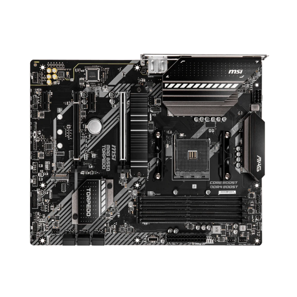 Imagem -05 - Placa-mãe para Jogos Msi Mag B550 Torpedo Amd Am4 4xddr4 Pcie 4.0 Sata gb s M.2 Usb 3.2 Gen Hdmi dp Atx Amd Ryzen 5000