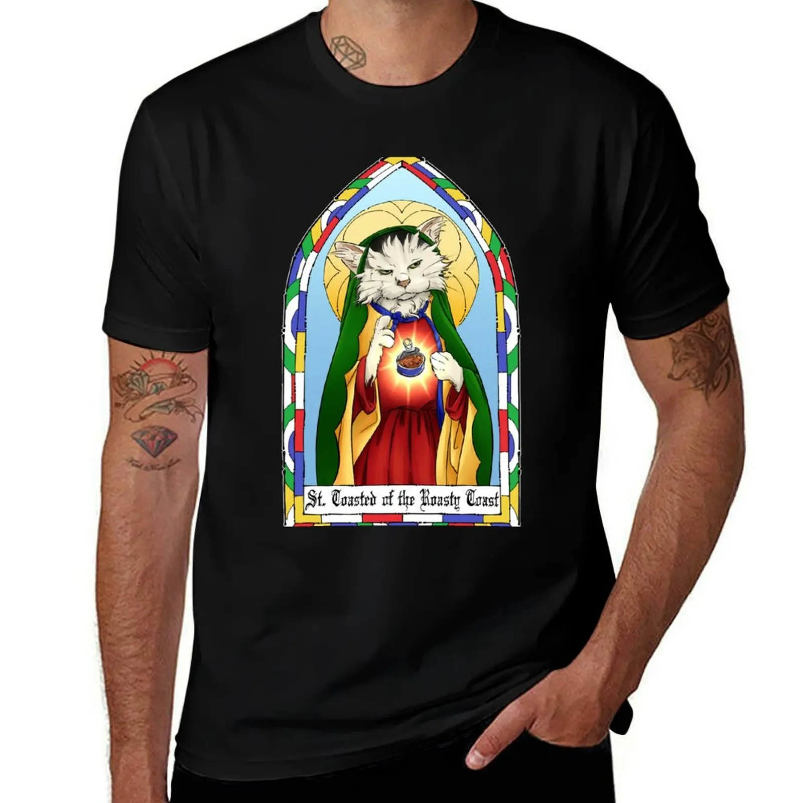 Saint Toasted T-Shirt Active Wear Sports for Men T-Shirt