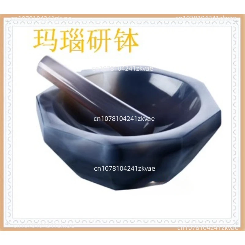 30mm 50mm 70mm 100mm all sizes High Quality Natural Agate Mortar and Pestle for Lab Grinding 110mm 120mm 150mm 160mm 200mm