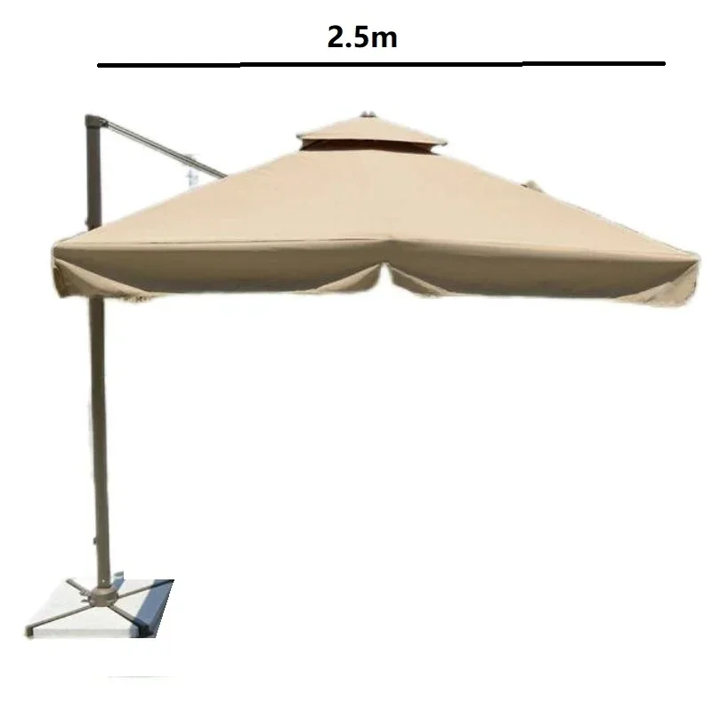 

Outdoor sunshade umbrella multi-color optional large outdoor garden umbrella waterproof vertical side mount cantilever Roman umb