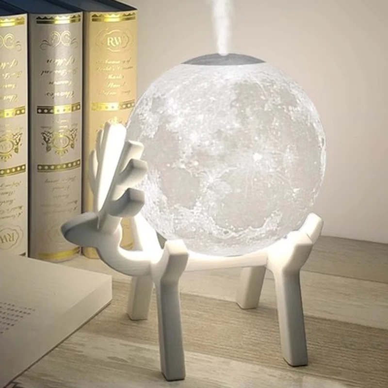 

Night Light Figurine Cute Silent Figurines Aesthetic Humidifier Bedroom Home Decorations Ornaments Items Valentines Day Gift