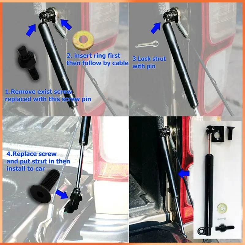 الباب الخلفي دعم رفع دعم لفورد رينجر Wildtrack 2009-2019 2012 2016 2017 2018 الباب الخلفي تبطئ شاحنة الباب الخلفي كابل