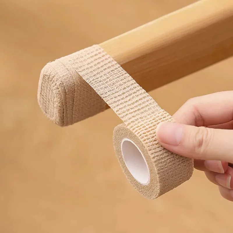 Protezioni per le gambe della sedia Cuscinetti per mobili Pavimenti in legno Sedia da scrivania Gambe Calzini Antiscivolo Rumore Ridurre il nastro protettivo per le gambe della sedia