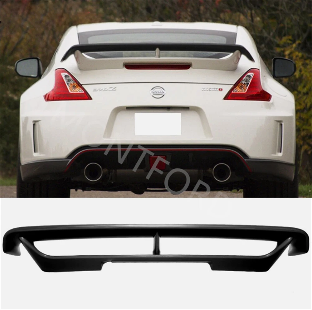 Alerón trasero de carbono para Nissan 370Z Z34 2009-2018 NSM 2 estilos de fibra de vidrio FRP Kit de cuerpo de labio de ala embellecedor de sintonización para carreras 370Z