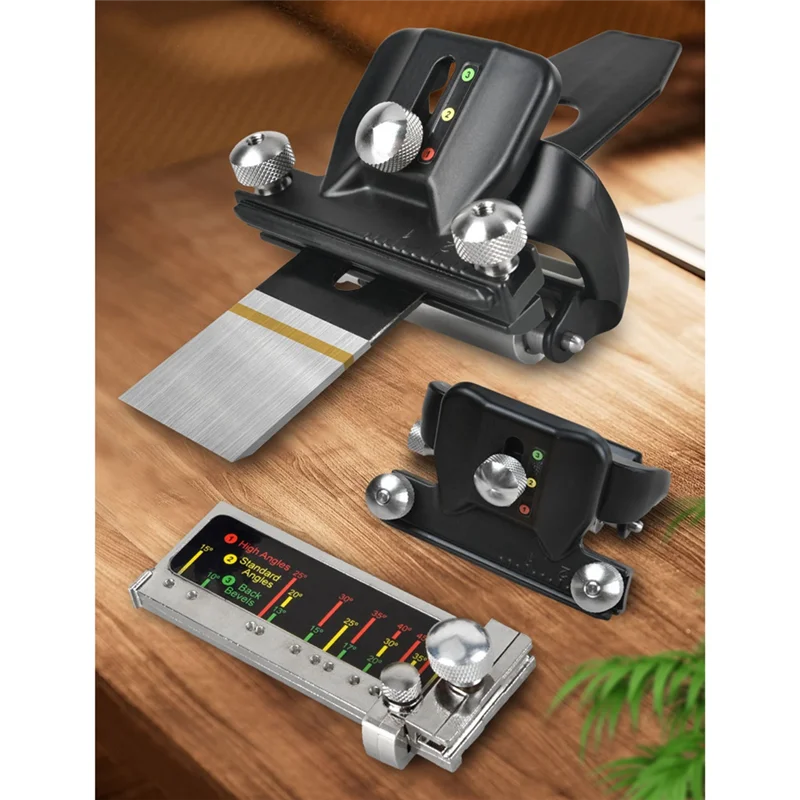 

Customer Favorite Adjustable Angle Sharpening Stand Quick Positioning Sharpening Fixture For Woodworking Chiseling And Planing